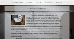 Desktop Screenshot of lazienkamarzen.com